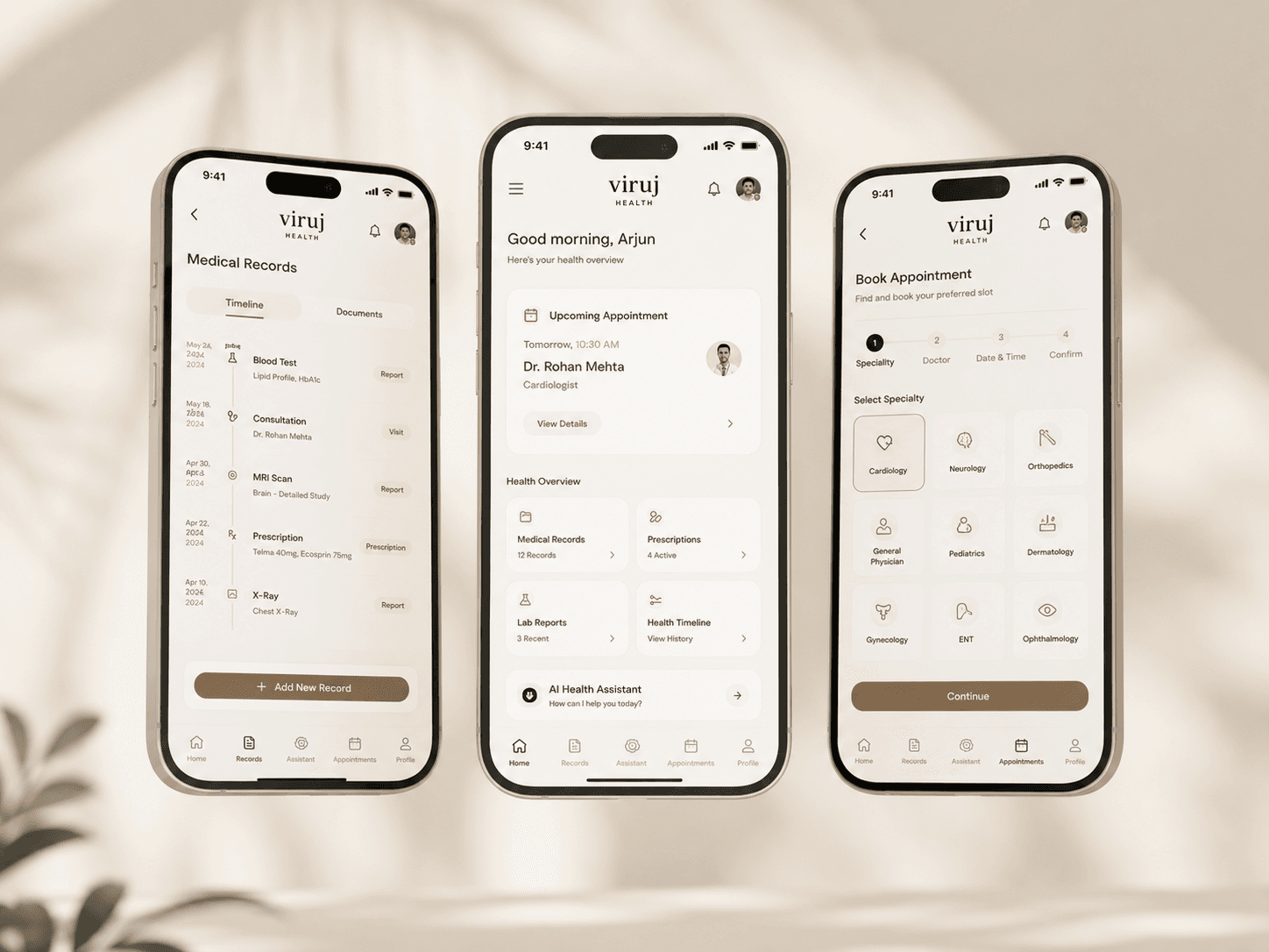 Viruj healthcare platform