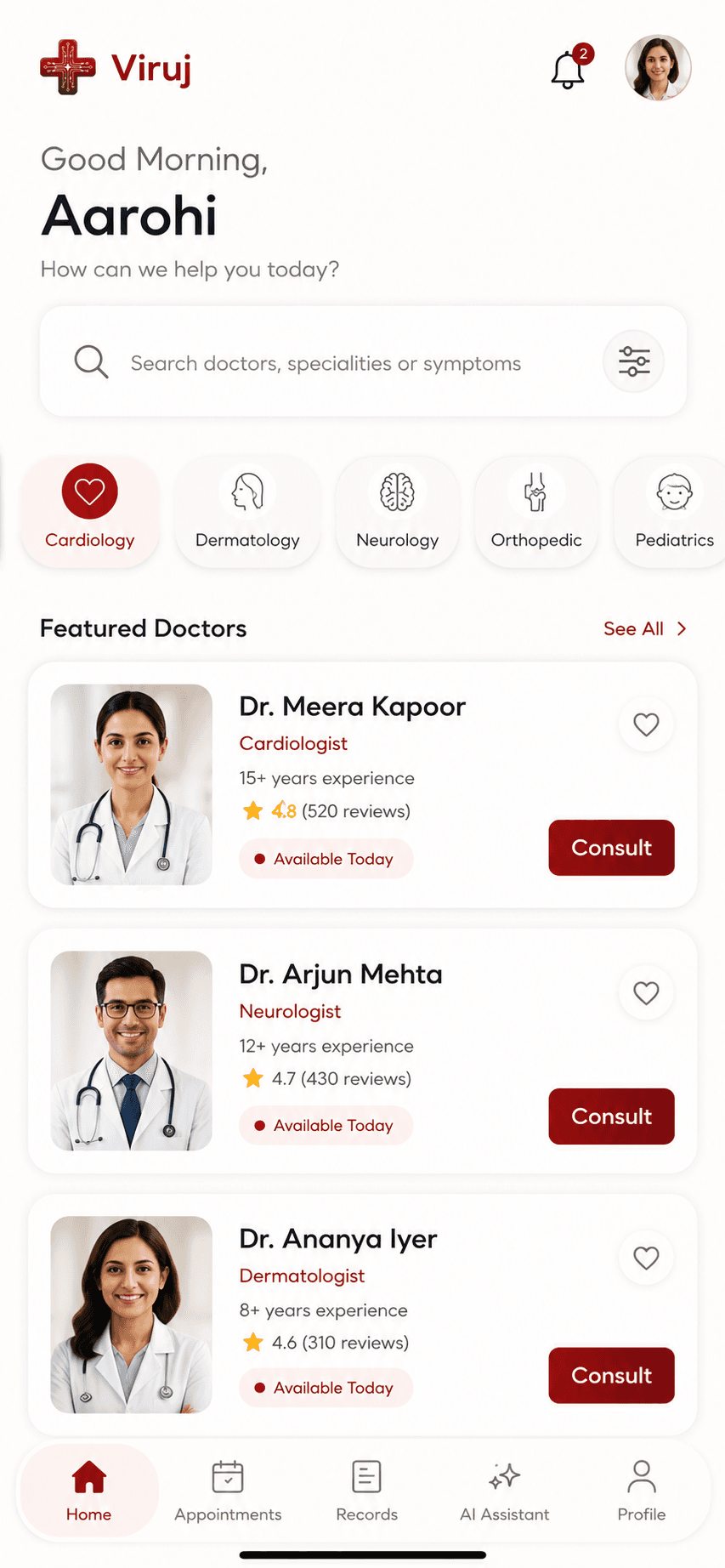 Discover doctors